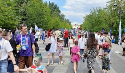 В Волгограде - третий день молодежного фестиваля #ТриЧетыре