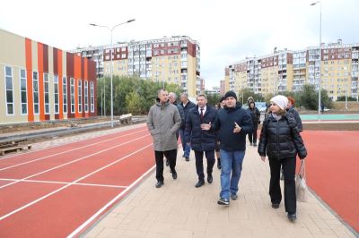 Депутатский контроль: строительство новой школы в поселке ГЭС ведется в плановом режиме с соблюдением всех строительных норм