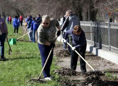 Весенние субботники проходят повсеместно