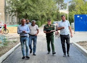 В Краснооктябрьском районе завершается ремонт полукилометрового участка улицы Созидательской