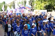Еще одним ярким мероприятием в рамках празднования Дня города в Волгограде стал Второй ежегодный Парад студенчества.