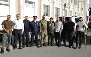 Волгоградцы отправили очередной груз для бойцов на передовой